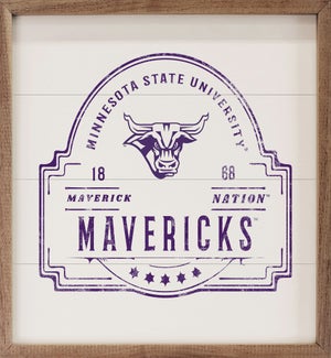 Vintage Stamp Minnesota State University Mankato